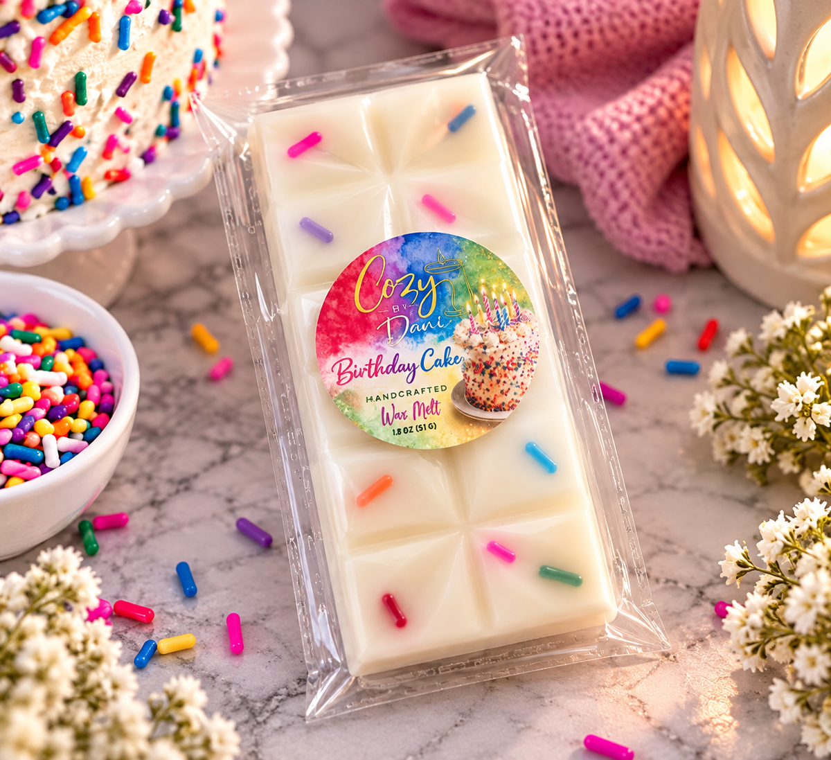 Birthday Cake Snap Bar