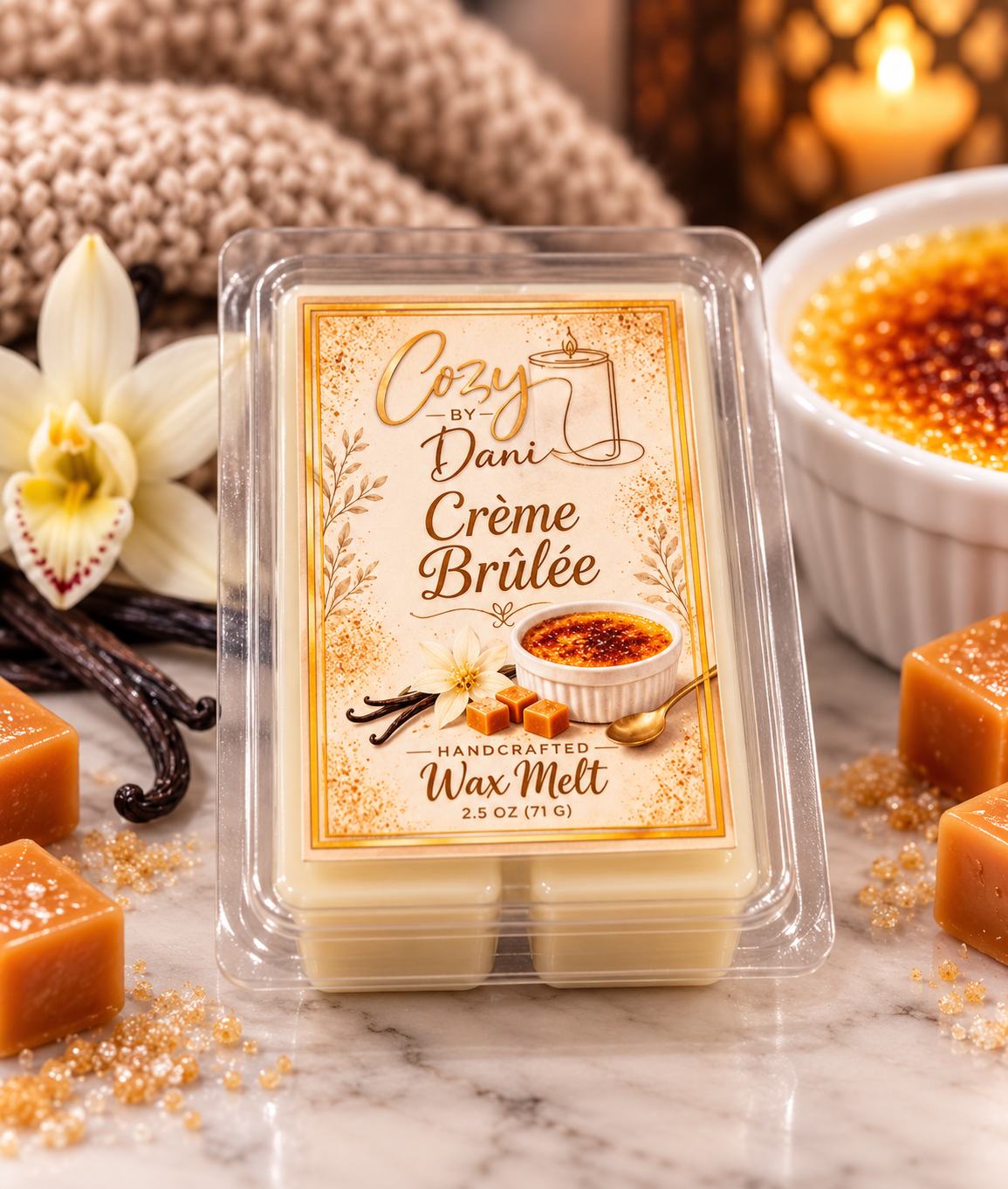 Crème Brûlée Clamshell Wax Melts