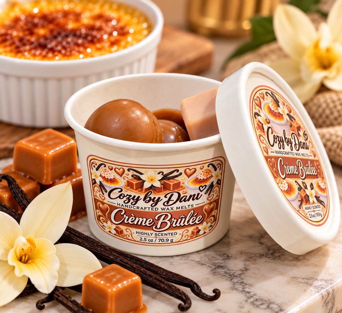 Crème Brûlée Cup of Melts