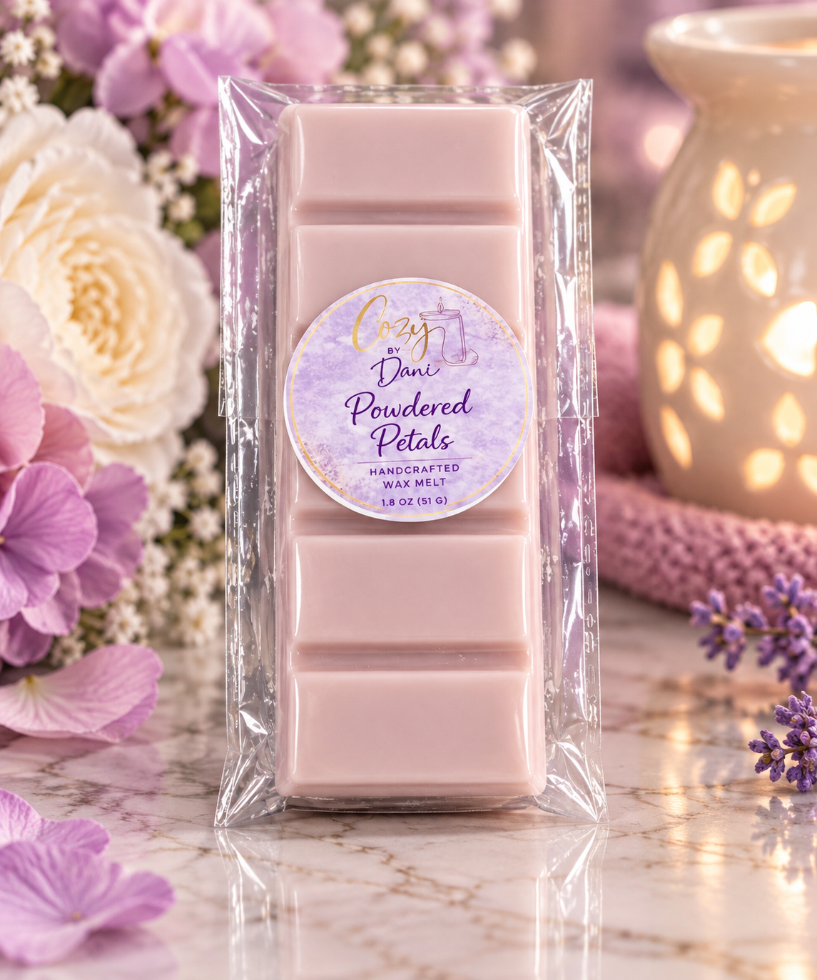 Powdered Petal Snap Bar