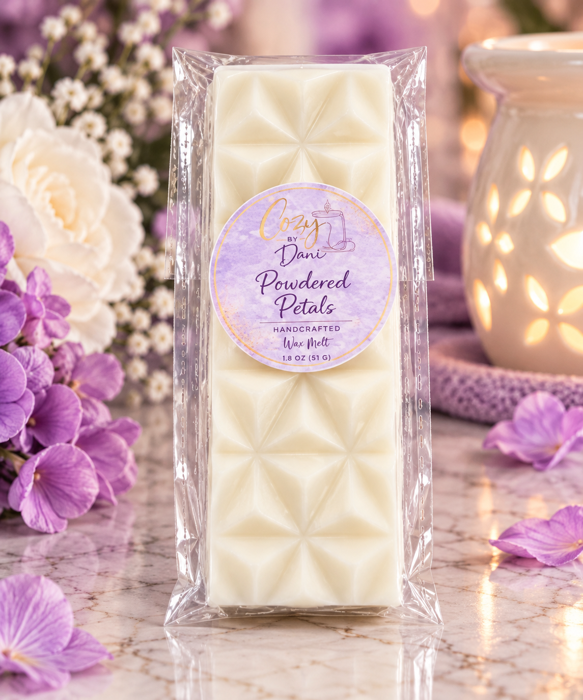 Powdered Petal Snap Bar
