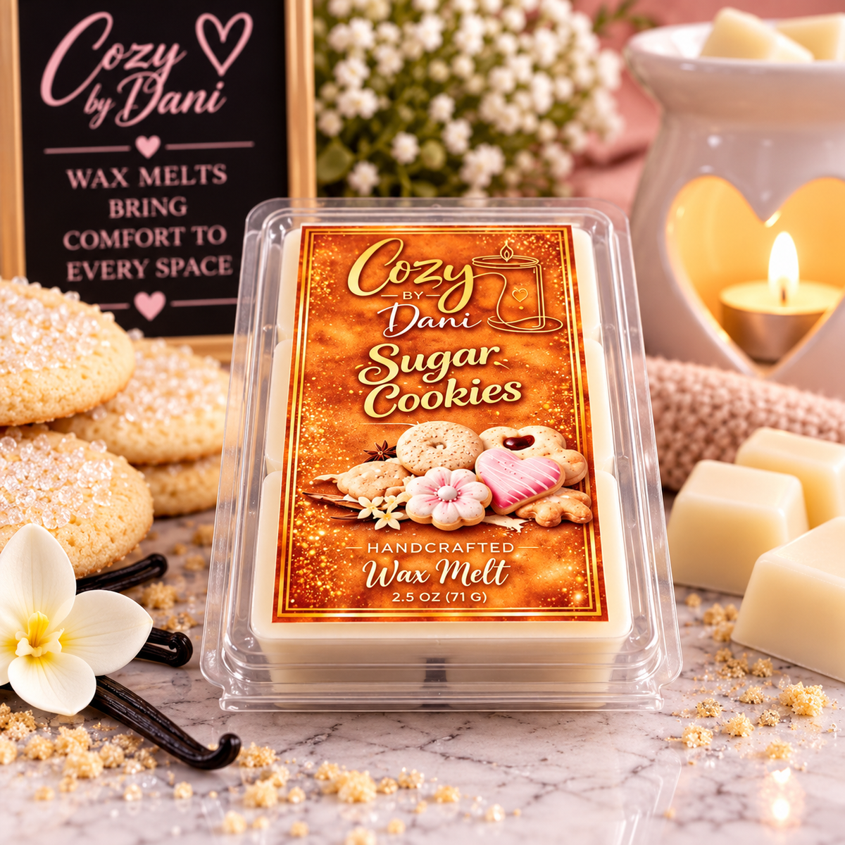Sugar Cookies Clamshell Wax Melts