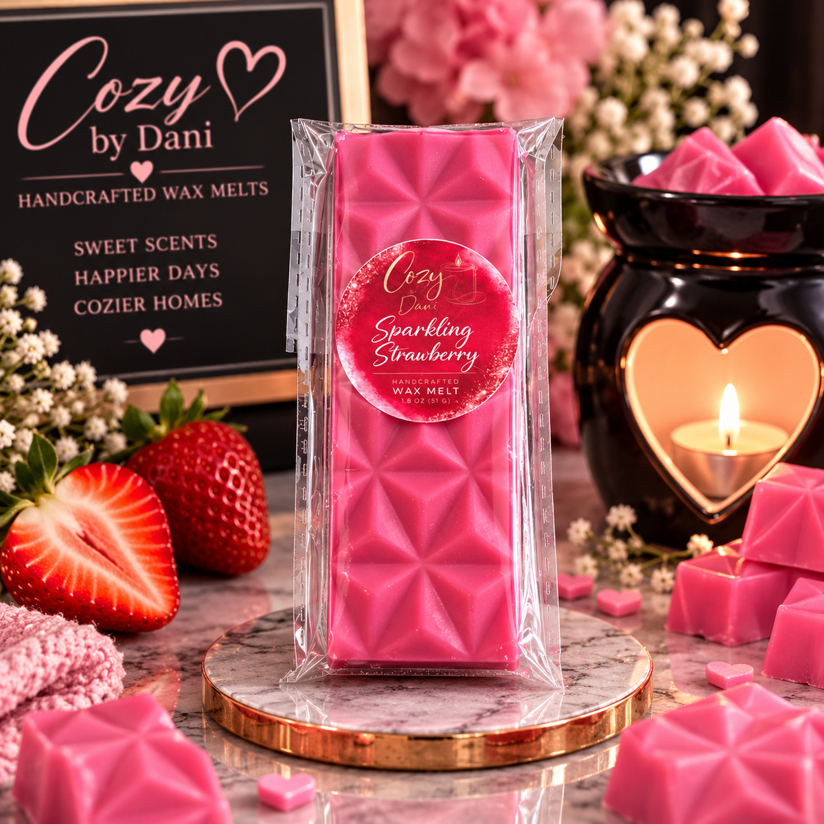 Sparkling Strawberry Snap Bar