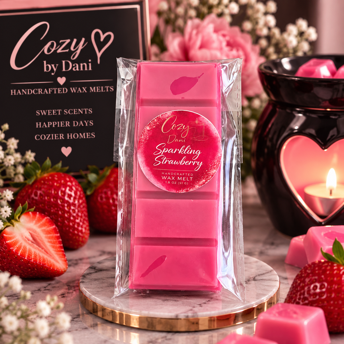Sparkling Strawberry Snap Bar