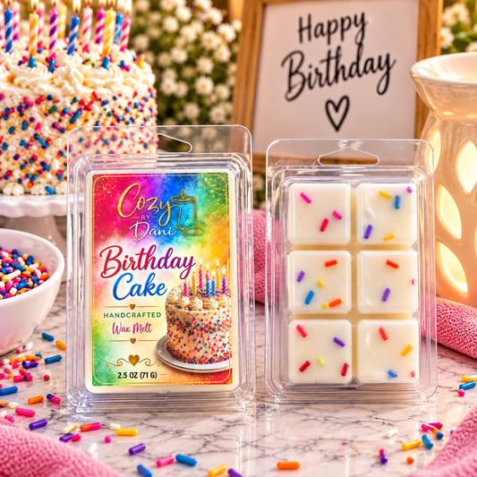 Birthday Cake Clamshell Wax Melts
