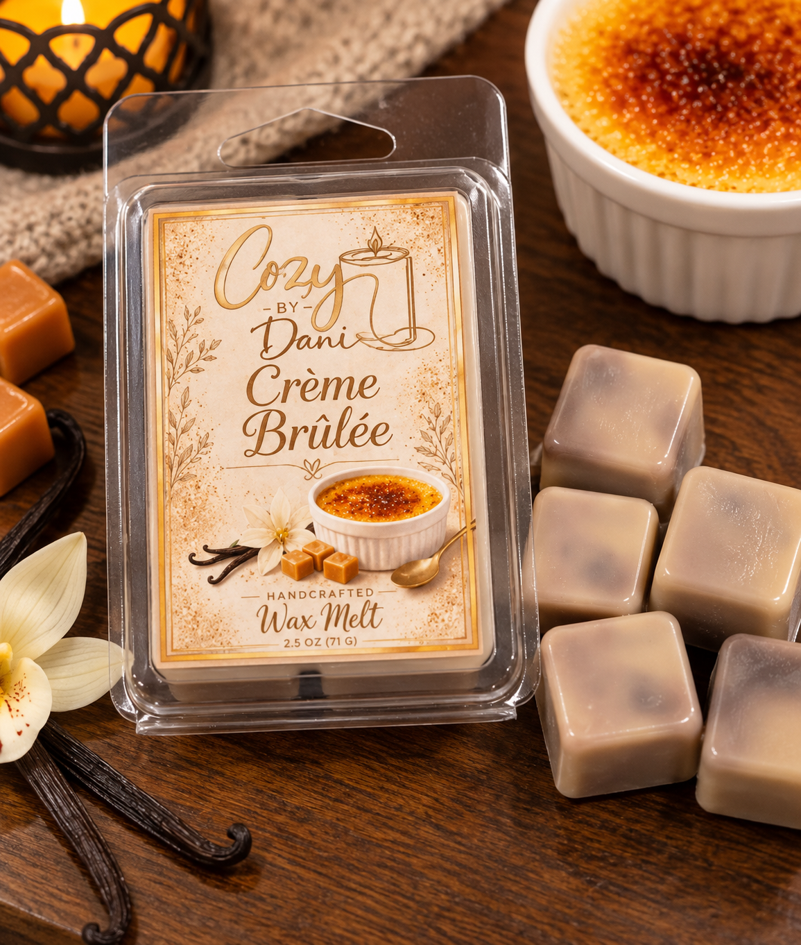Crème Brûlée Clamshell Wax Melts