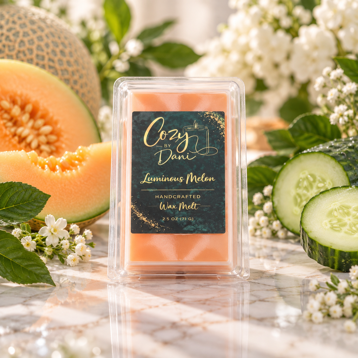 Luminous Melon Clamshell Wax Melts
