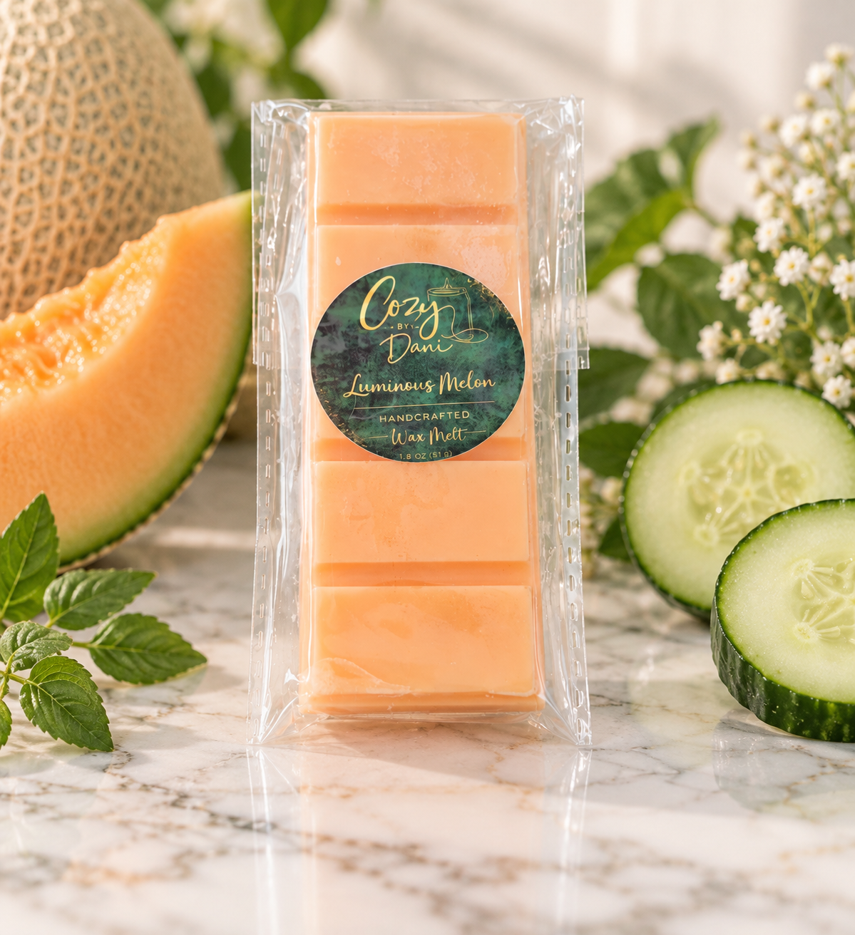 Luminous Melon Snap Bar – Cozy by Dani