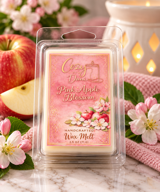 Pink Apple Blossom Clamshell Wax Melts