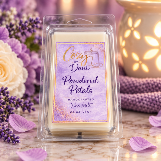 Powdered Petals Clamshell Wax Melts