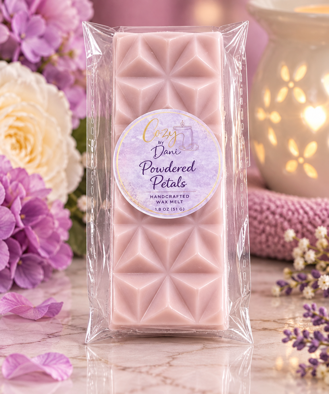 Powdered Petal Snap Bar