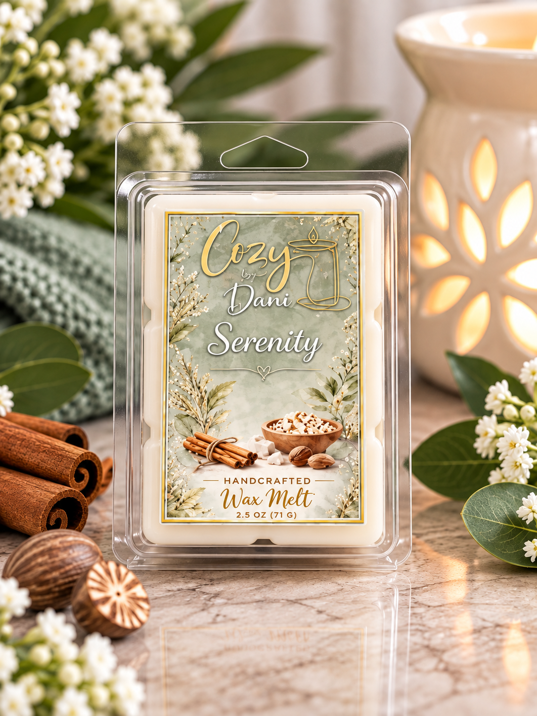 Serenity Clamshell Wax Melts